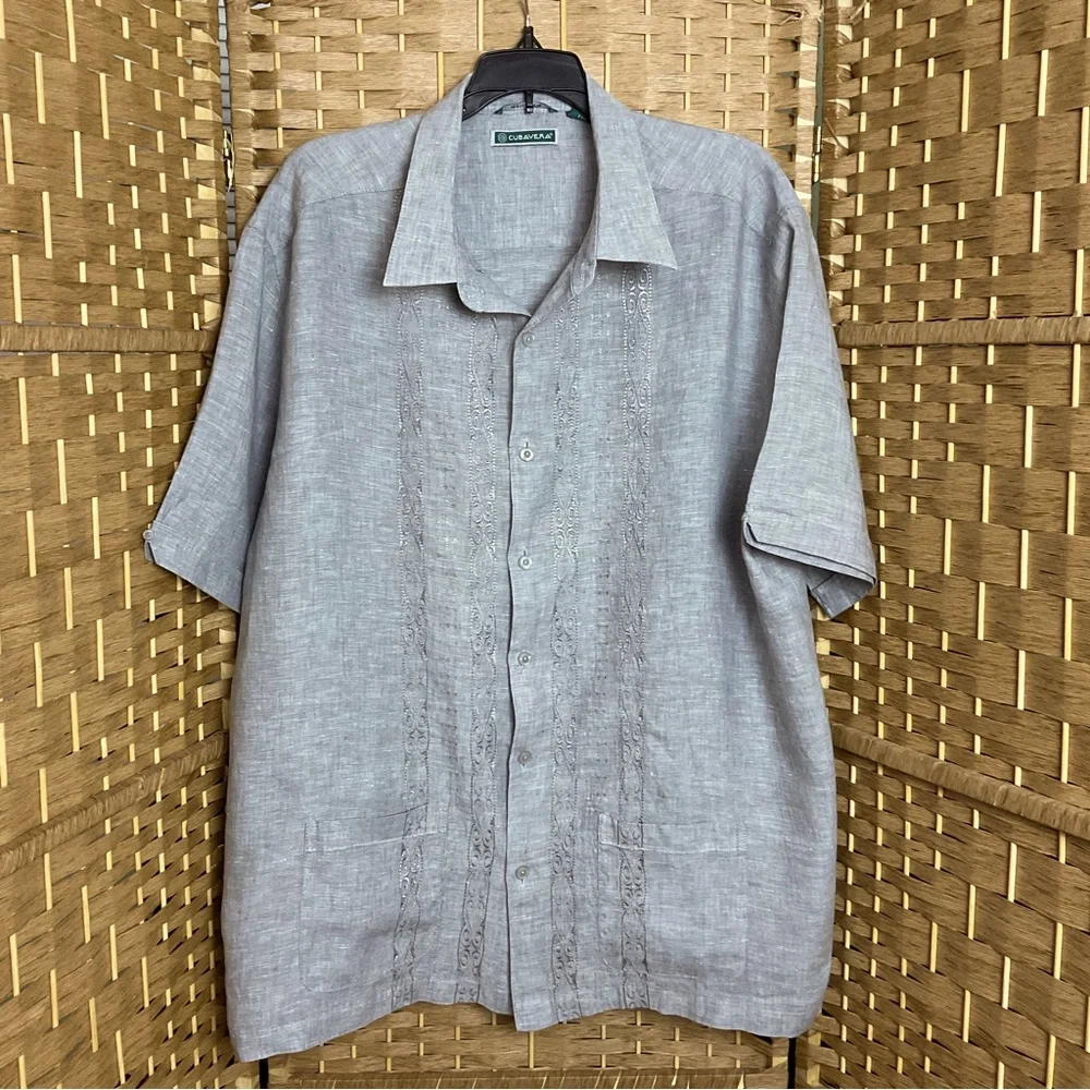 Cubavera Men’s Shirt Size XXL Linen - Picture 1 of 7